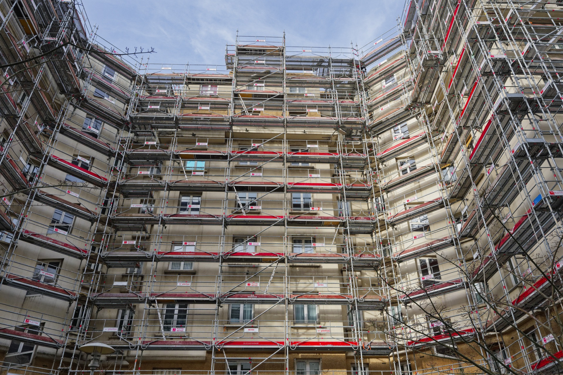 Chantier résidentiel Paris 20e